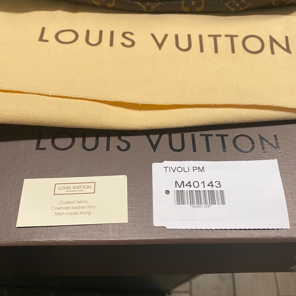 Louis Vuitton Tivoli PM Brown Monogram Women's Bag Like New 100% Authentic - Picture 5 of 12